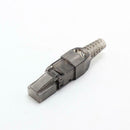 Reusable Type Shielded RJ45 Crystal Head Ethernet Cable Adapter Connector