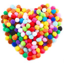 Caydo 250 Pieces 1 Inch Pom Poms for Hobby Supplies and DIY Creative Crafts
