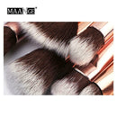 15pcs/Set Nylon Wool Makeup Brush Lip Eye Face Beauty Cosmetic Pens (Black