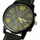 Grand Touring Bracelet Watch Man Quartz Analog Silicone Quartz Wrist Watch  O8I3