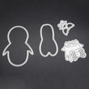 Girl Penguin Cutting Die Stencil DIY Scrapbooking Paper Card Album Craft