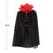 Kids Halloween Costume Theater Prop Death Hoody Cloak Devil Long Tippet Cape Gw