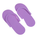 Fashion 12 Pair Disposable Foam Slippers High Quality Foam Pedicure Slipp RGBX