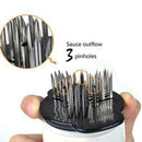 Professional Meat Tenderizer BBQ Stainless Steel Needle Injector Marinade O9X7