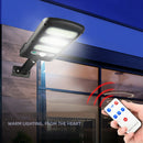 Solar Sensor Waterproof Garden Wall Lamp with Remote Control (D 213 LED) A