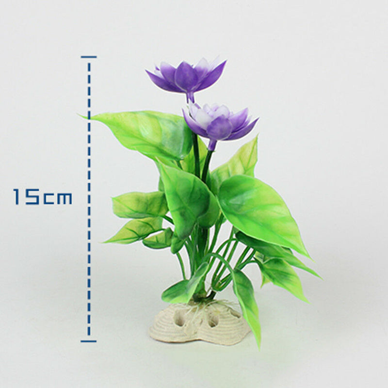 Plastic Artificial Lotus Plastic Floating Water Lilies Plants Flower Accessory