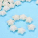 100pcs Five-Pointed Star Stamp Paint Wax Envelope Card Sealing Wax(White) A
