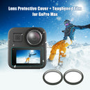 Tempered Glass Screen Protector+ Lens Cover Set for GoPro Max Accessories