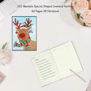 DIY Christmas Elk Special Shaped Diamond Painting 60 Pages A5 Diary Book