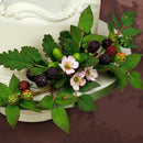 Blackberry & Oak Leaves Silicone Mould Fondant Cake Mold Cake Decorating Tool3cT