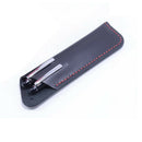 Leather Fountain Pen Pencil Case Handmade Bag Holder Storage Pouch Red