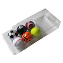 6Pcs Golf Balls Strong Resilience Force Sports Practice Toys Basketball Football