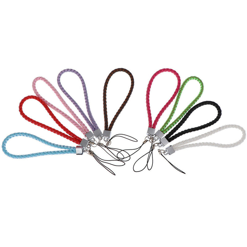 2pcs Random short hand rope anti-slip mobile phone straps key lanyard. ME