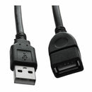 USB 2.0 A MALE to A FEMALE Extension Cable Cord Extender For PC Laptop Blac O8V3