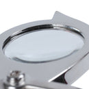 Portable 5X Folding Key Ring Magnifier with Key Chain Daily Magnifying Tool P7Q7