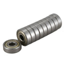 10 Pcs 6200Z 10 x 30 x 9mm Single Row Sealed Deep Groove Ball Bearings