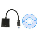 USB to VGA Adapter 1080P Multi-Display Video Graphics Card Converter Cable