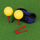 Golf ball holder bag Mini Tees 2 Ball 4 Tees Gift Set
