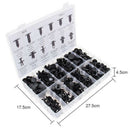 330PCS 12 Sizes Body Retainer Push Pin Rivet Clip Mouldings Trim Panel Car