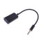 3.5mm Stereo Audio Male To Earphone Headset Microphone Adapter Cell Phone PC