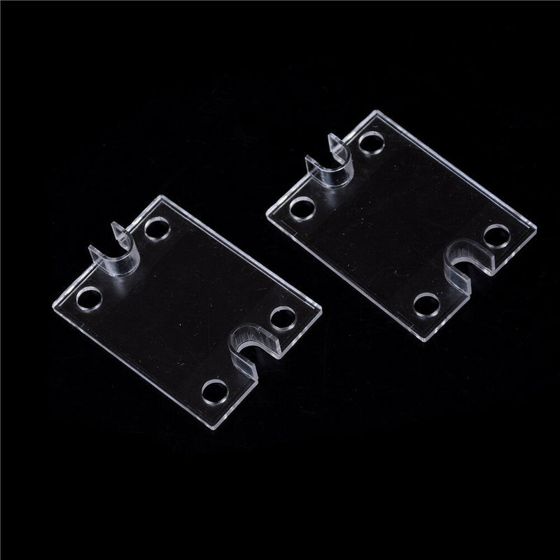 2PCS Single Phase Solid State Relay SSR Safety Cover Clear Plastic CoversB Ew