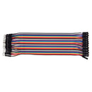 40PCS Dupont wire jumpercables 20cm 2.54MM male to female 1P-1P For Arduino JR