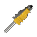 2Pcs/Set 8mm Shank Carpenter Small Furniture Molding Router Bit Milling Cutter