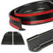 1.5M Universal Car Spoiler Carbon Fiber Rear Spoilers Roof Wings Trunk Lip