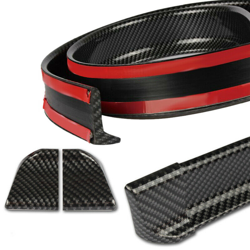 1.5M Universal Car Spoiler Carbon Fiber Rear Spoilers Roof Wings Trunk Lip