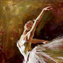 40cmx30cm Ballet Dancer 5D Diamond DIY Painting Craft Kit Home Hanging Decor
