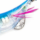 1pc Blue Flashing LED Fishing Lure Flash Light 10cm Minnow Luminous Squid J