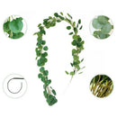 2M Artificial Eucalyptus Garland Hanging Rattan Wedding Greenery Party Back W9O1