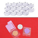 36.5mm 10Pcs Empty Round Aluminium Cases Pans for  Eyeshadow ME