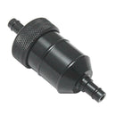 8mm Petrol Gas Fuel Filter Cleaner for Motorcycle Pit Dirt Bike ATV (Black)