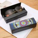 DIY Diamond Painting Eye Glasses Case Travel Leather Sunglasses Storage Box