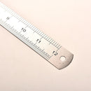 30cm Stainless Metal Ruler Metric Rule  Precision Double Sided Measuring Tool Gr