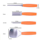 4 IN 1 Halloween Pumpkin Lantern Carving Cutter Set Melons Engraving Tools Kit #
