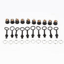 10Pcs DC-022 5.5-2.1 / 5.5 x 2.1mm DC Power Socket DC Connector Mounting