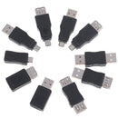 10Pcs USB 2.0 type A Female to type B Male Printer Adapter Converter ConnectoOZ
