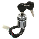 4 Wire Ignition Switch Lock with Key for ATV Scooter Dirt Bike Go Kart Quad