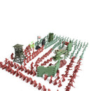 Plastic Military Playset, 238pcs 4cm Soldier Army Men Figures in Storage Bag