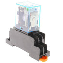 Dc24V Coil Power Relay 10A Dpdt Ly2Nj Hh62P-L Jqx-13F-2Z With Ptf08A Socket J2Q5