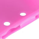 Rubber Silicone Case Cover Clear Screen Protector for Nintendo 2DS (Pink)