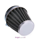 48mm 2 Layer Steel Net Filter Gauze Motorcycle Clamp-on Air Filter Cleaner
