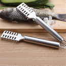 Stainless Steel Fish Scale Remover Cleaner Scaler Scraper Peeler Kitchen JR