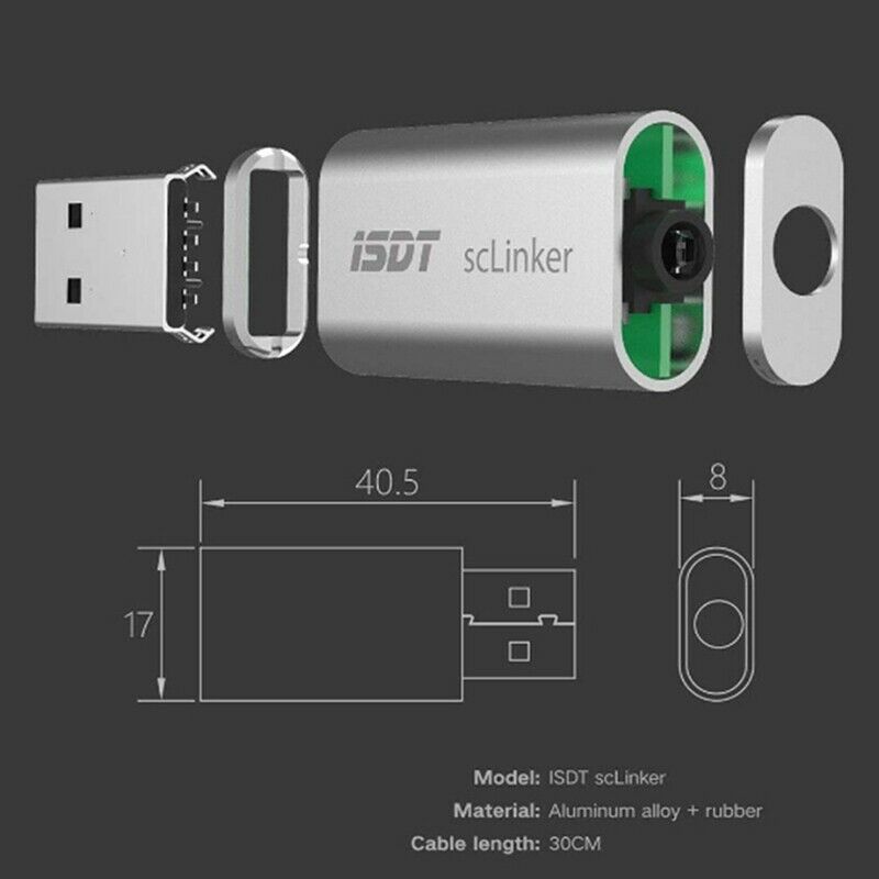 Isdt Sclinker Firmware Upgrade Data Cable 30Cm for Isdt Charger Sc-608 Sc-6 Y6U7