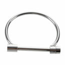 Fashion Shackle Screw Cuff Bracelet Stainless Steel Bracelets & Bangles Sil O2T4