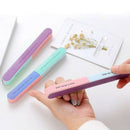 5Pcs/Set Seven-Sided Polishing File Nail Tool Creative Printing Nail File S C4Z7
