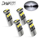 2* T10 501 W5W Car Side Light Bulbs Error Free Canbus 6Smd Led Xenon Super White