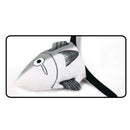 Funny Dead Fish Headband Halloween Party Spooky Cross-Head Hairband(Salted
